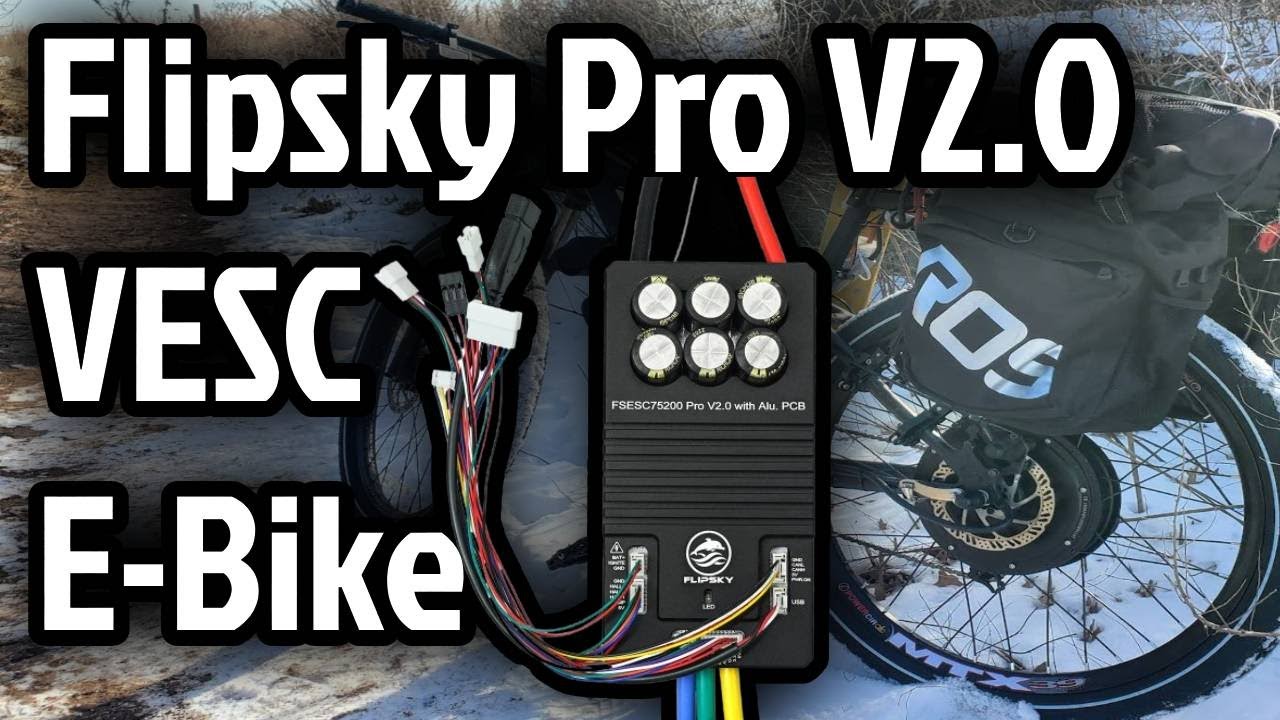 Wiring a Flipsky 75200 Pro V2.0 VESC Controller to My E-Bike (NBPower Kit Upgrade)