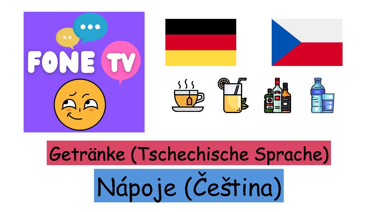Getr&auml;nke (Tschechische Sprache) (de-cs)