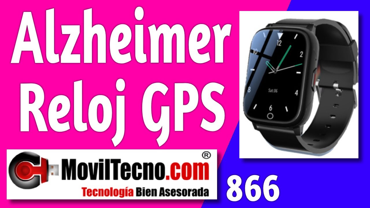 🥇 Mejor Reloj LOCALIZADOR Personas Mayores 【 🏆 MovilTecno 866 】