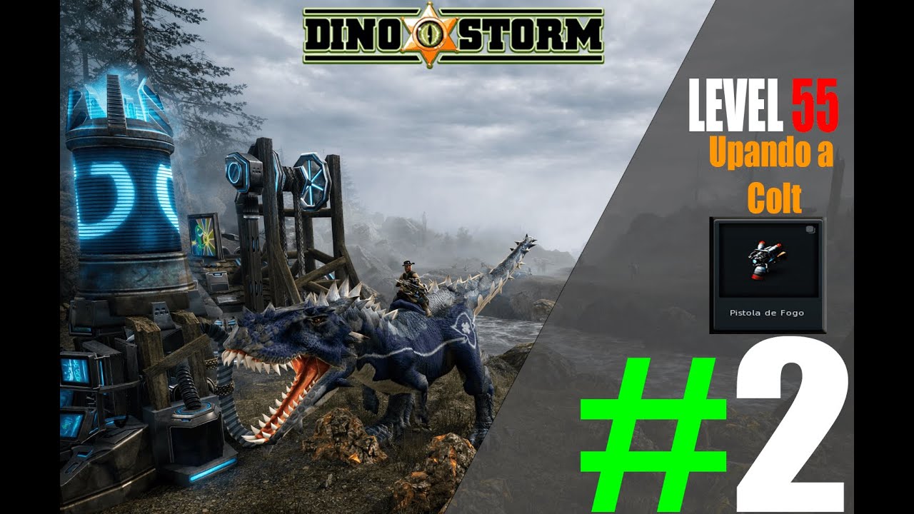 Dino Storm #2 | Upando a pistola de fogo