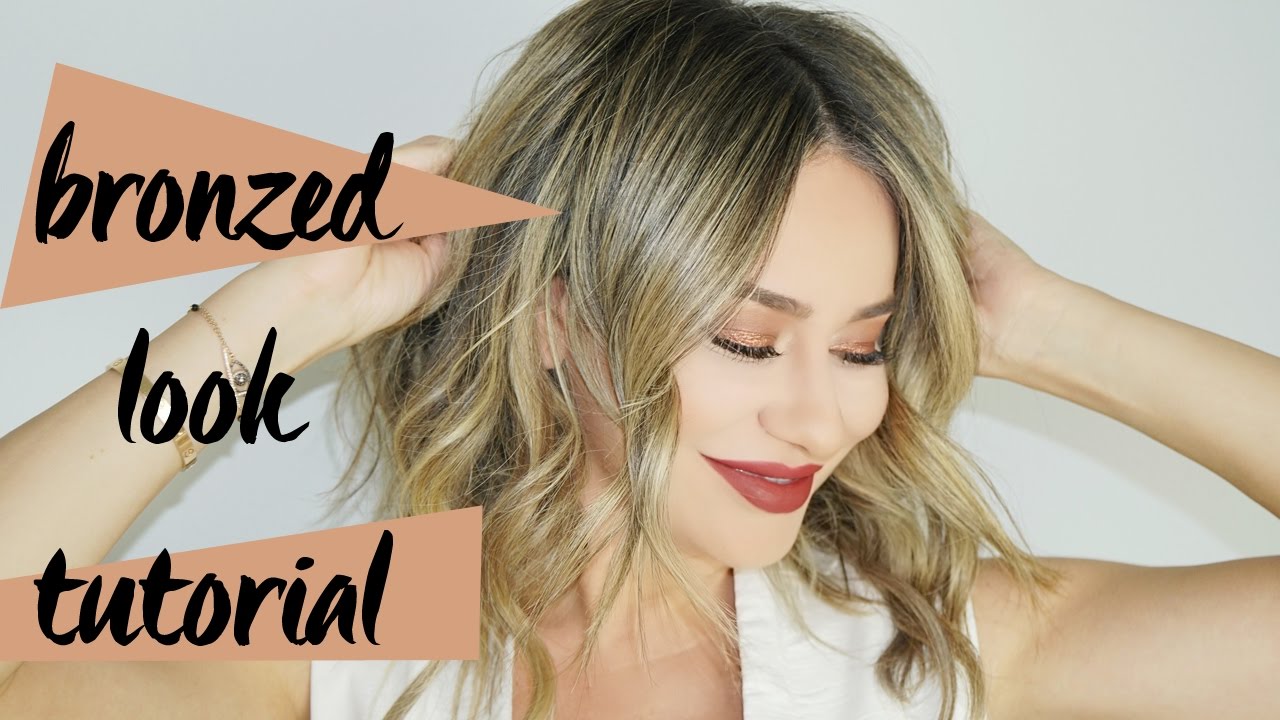 BRONZE MAKEUP TUTORIAL - FULL FACE LOOK!