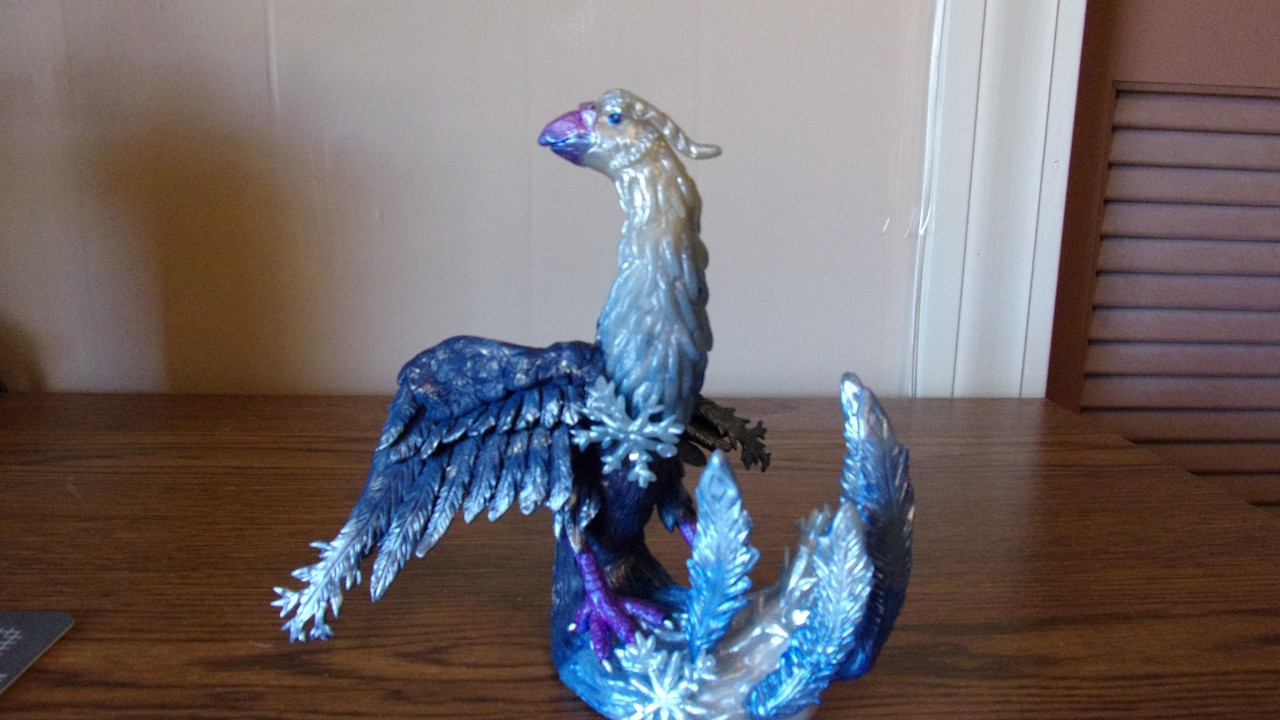 I Made A Winter Phoenix With Clay
