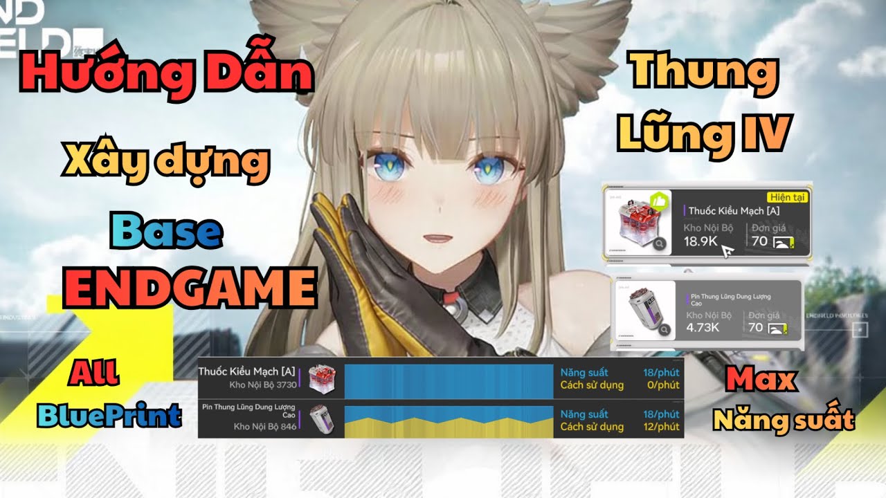Hướng Dẫn Xây Dựng Nhà Máy khu vực Thung Lũng IV - Arknights Endfiled - Endgame Factory Setup Guide