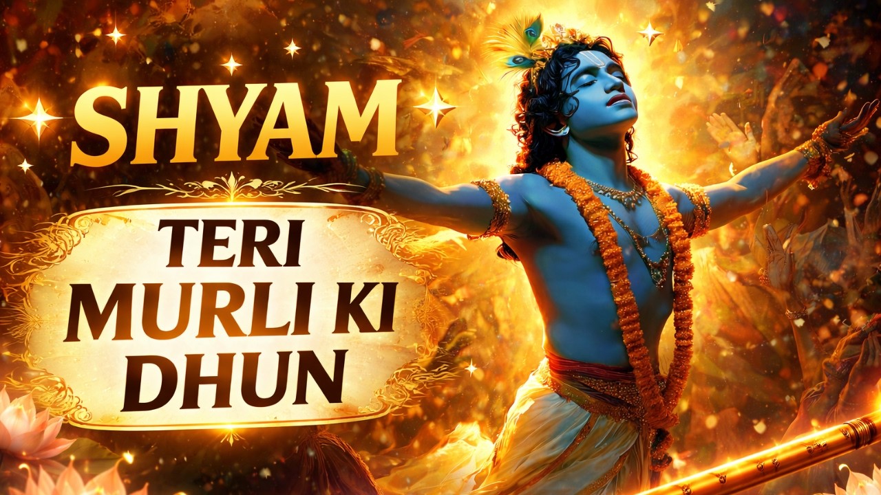 Divine Krishna Bhajan 🙏 | Shyam Teri Murli Ki Dhun | Peaceful Radha Krishna Bhakti Song