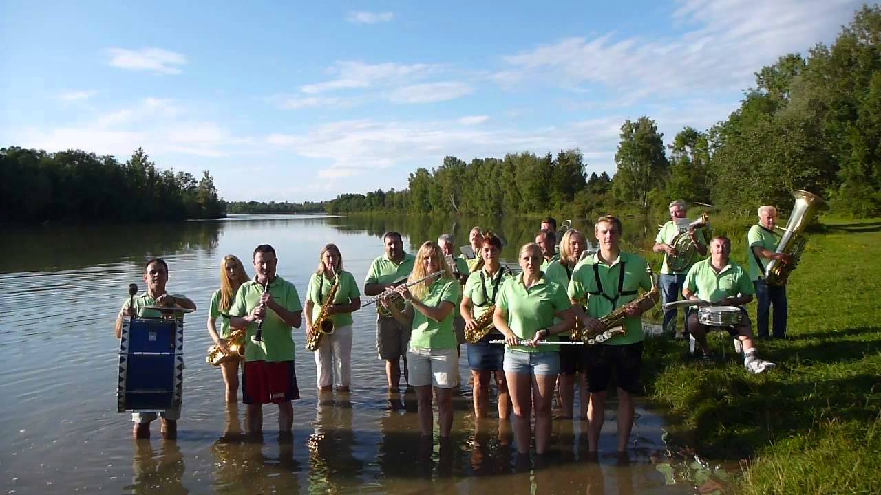 Cold Water Challenge 2014  Trachtenkapelle Scheuring