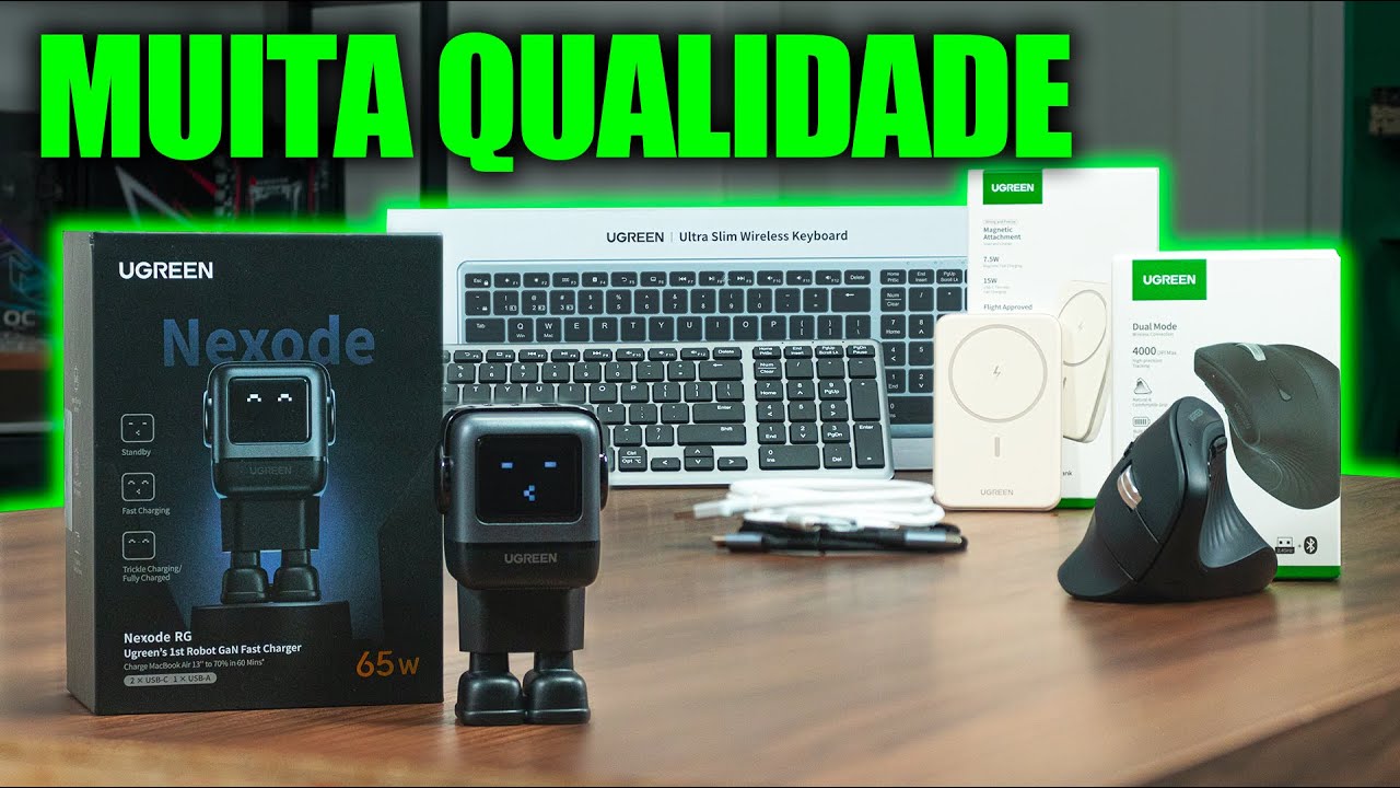 ÓTIMOS PRODUTOS TECH PARA O SEU DIA-A-DIA (carregador, cabos, teclado, mouse)