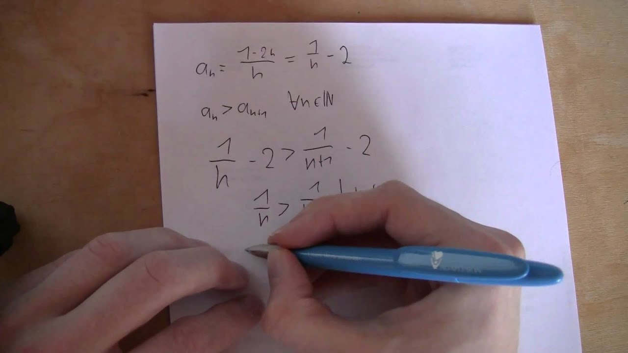 Mathematik - Folgen - Monotonie und Beschränktheit