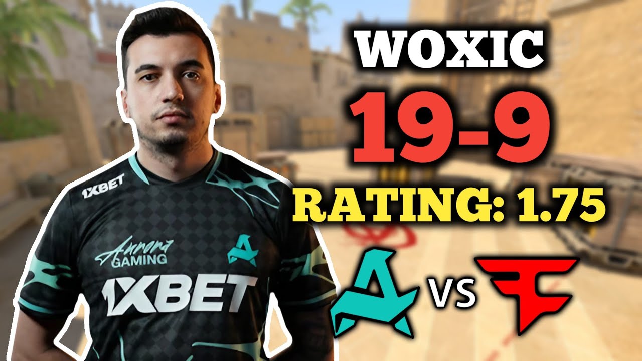 WOXIC (19-9) AURORA vs FAZE (MIRAGE) ESPORTS WORLD CUP 2025