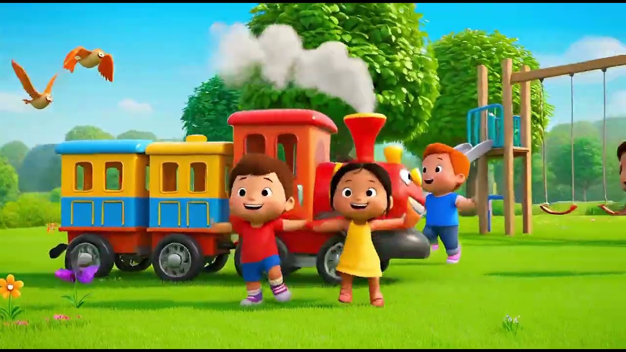 Kids train rhyme