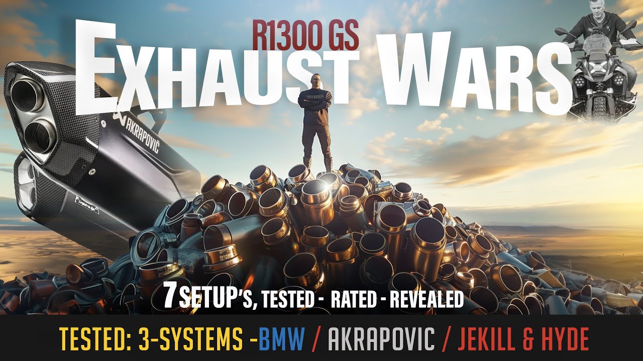 Выхлопные войны BMW R1300 GS — Akrapovic против Jekill и Hyde