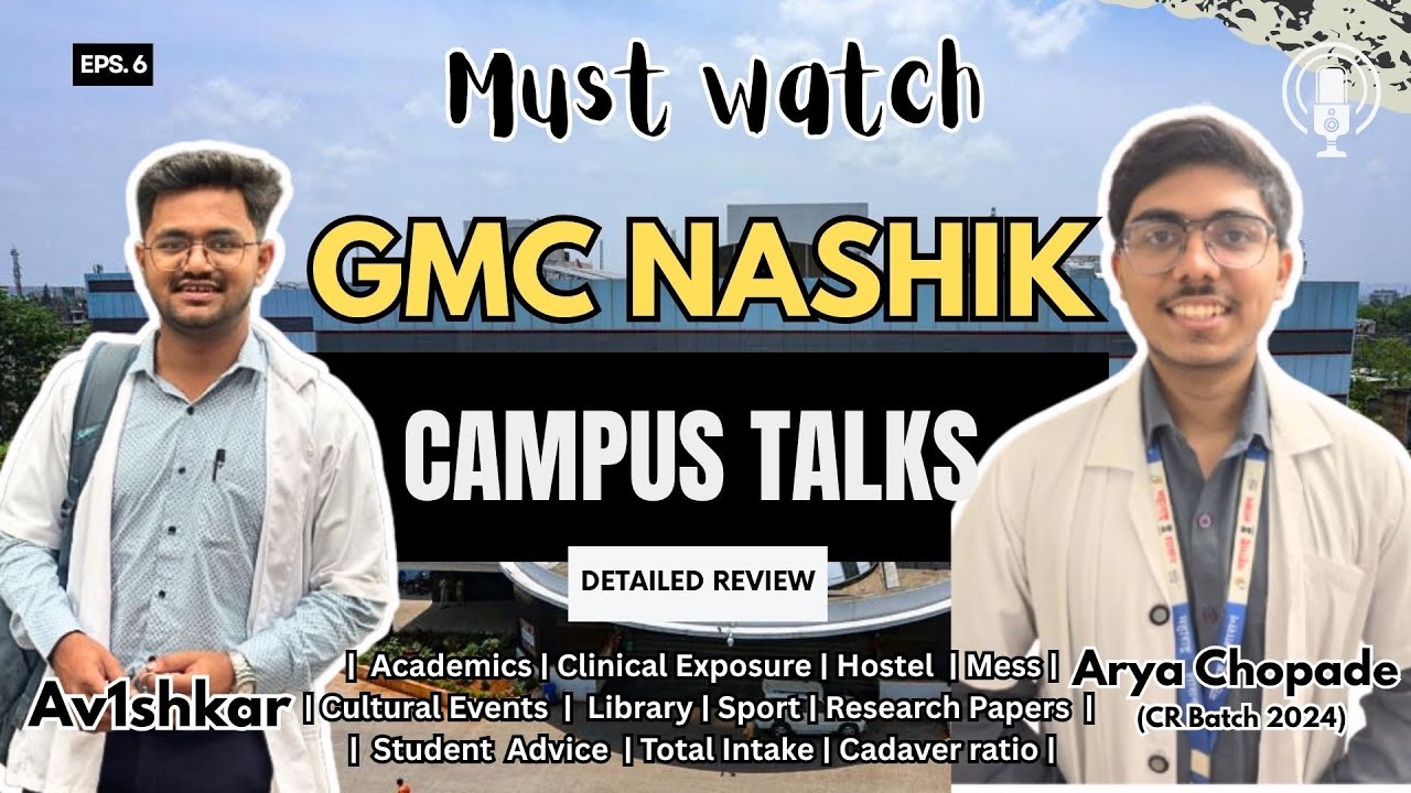 GMC Nashik | Campus Review | fr.Arya | av1shkar | MBBS | Infrastructure | Hostel | #neet2025 #mbbs 