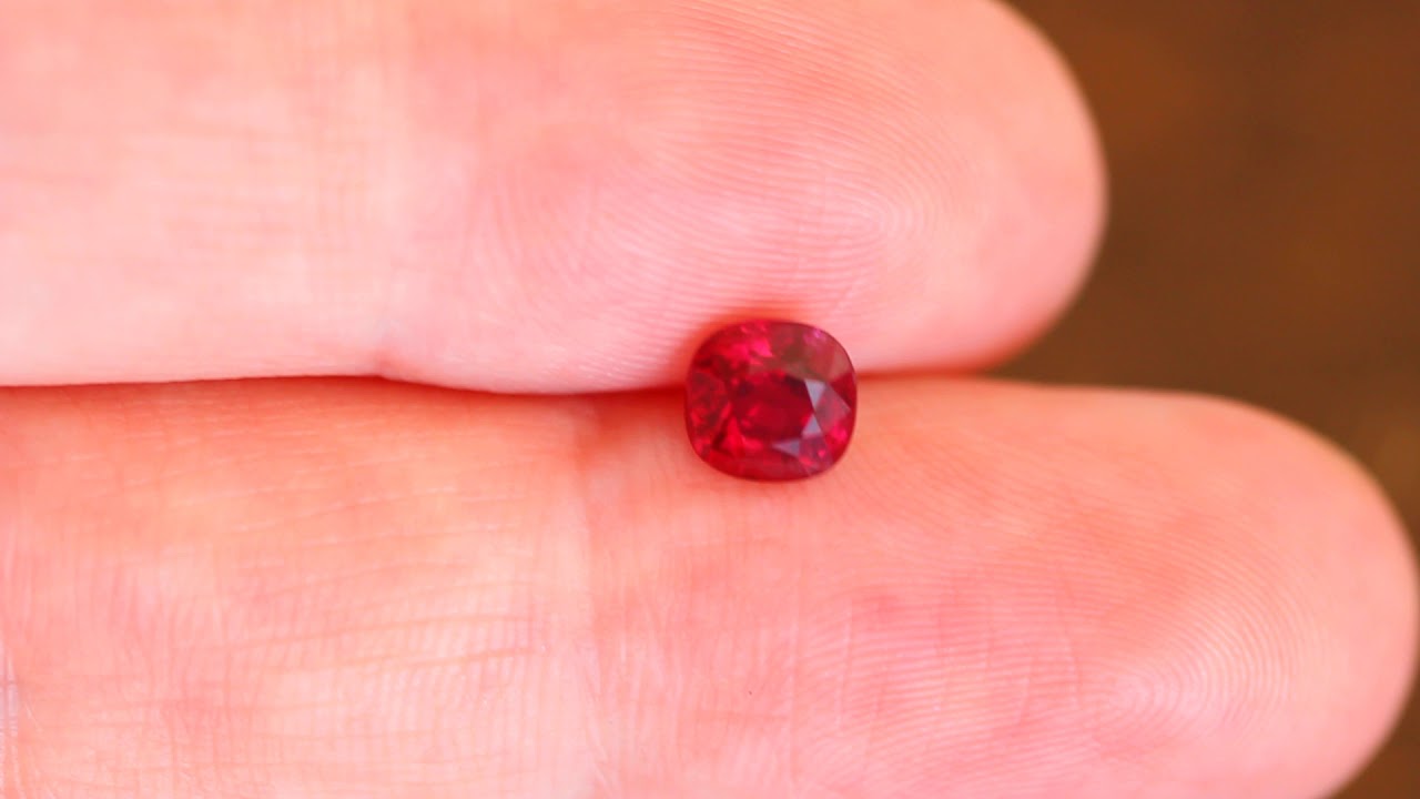 1 ct unheated Burma ruby