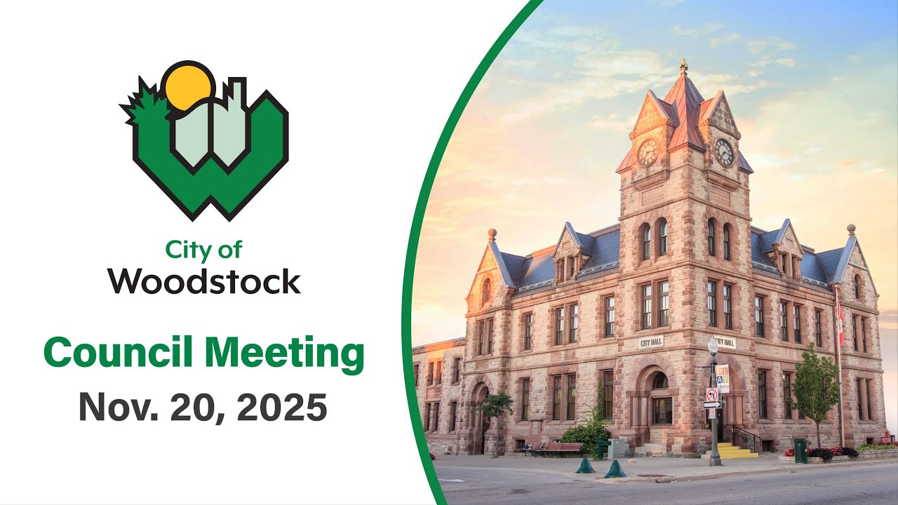 City of Woodstock Council Meeting November 20, 2025