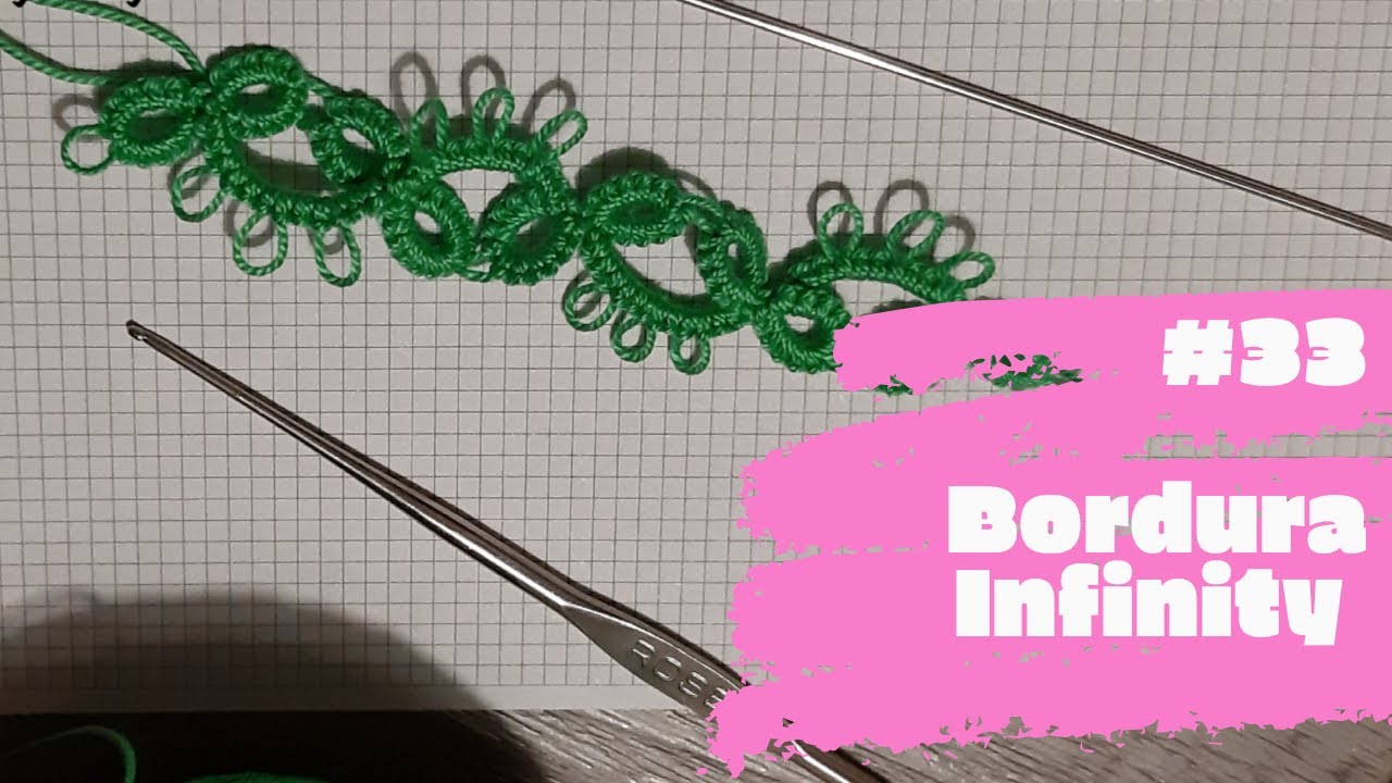 HD Bilingual tutorial n°33-Bordura Infinity/Borderlace-Needle tatting-Chiacchierino Fantasy by Angie