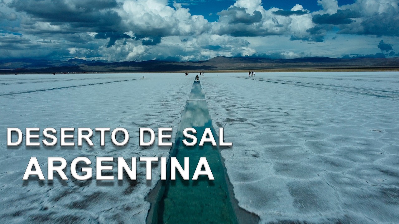 Conheça o Salar de Salinas Grandes o 4º maior deserto de sal do mundo na argentina Jujuy em 4k