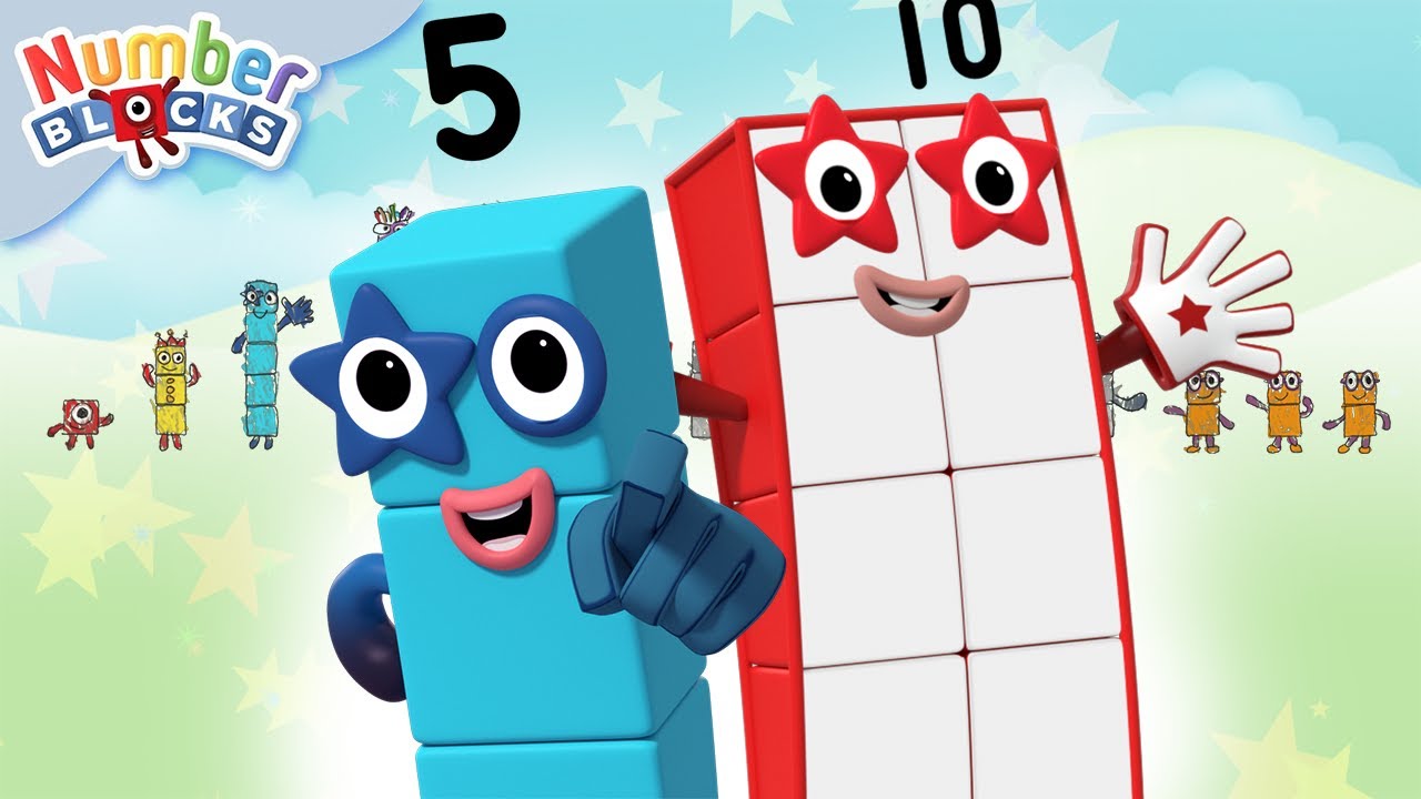 @Numberblocks  | Maths Partitioning Skills | Let's find numbers inside other numbers Five to Ten!
