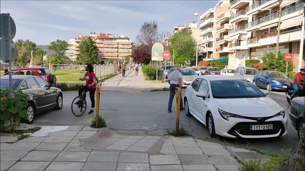 Cycling around Kalamaria. (Passing by Marina & Karaburnaki) Part 2