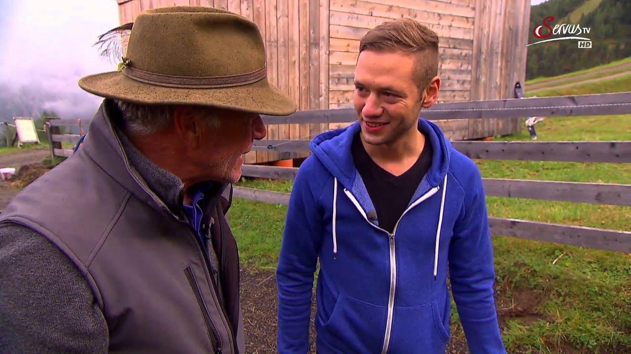 ServusTV auf der Alm - Kühe melken auf der Gampe Thaya