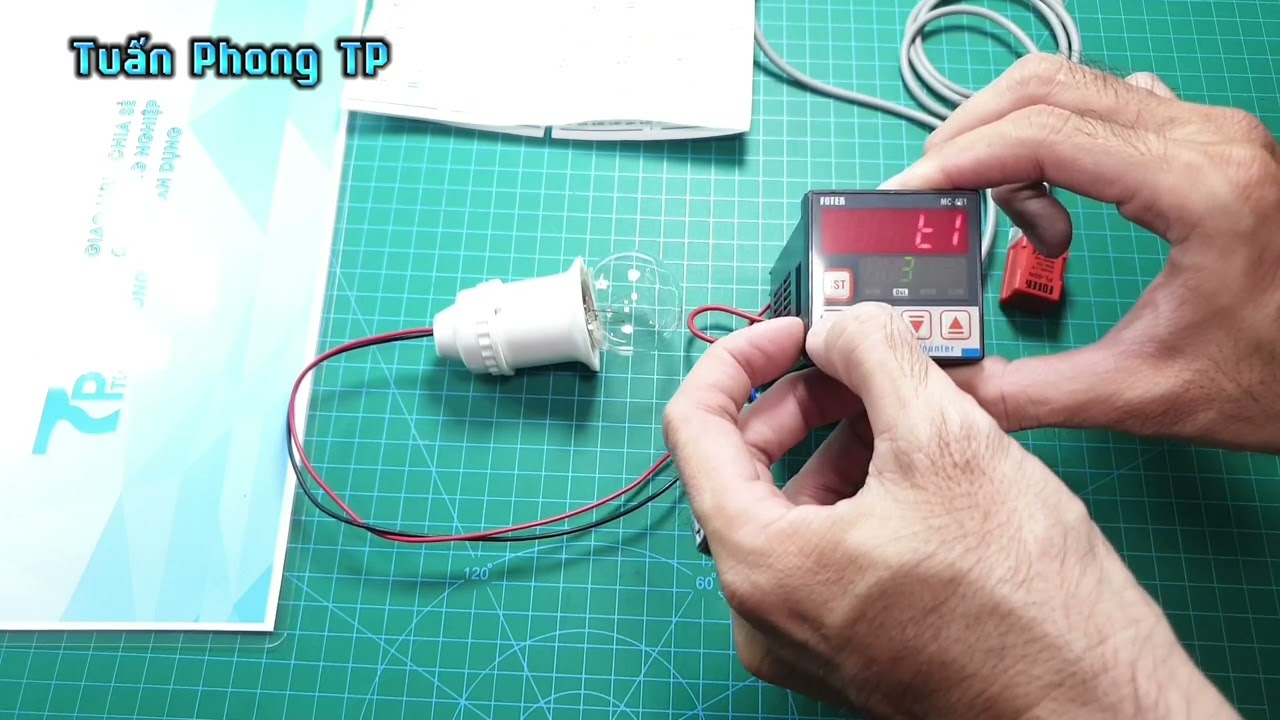 Bộ Đếm Số FOTEK ( Counter ) MC-461, Sơ Đồ Cách Đấu Dây