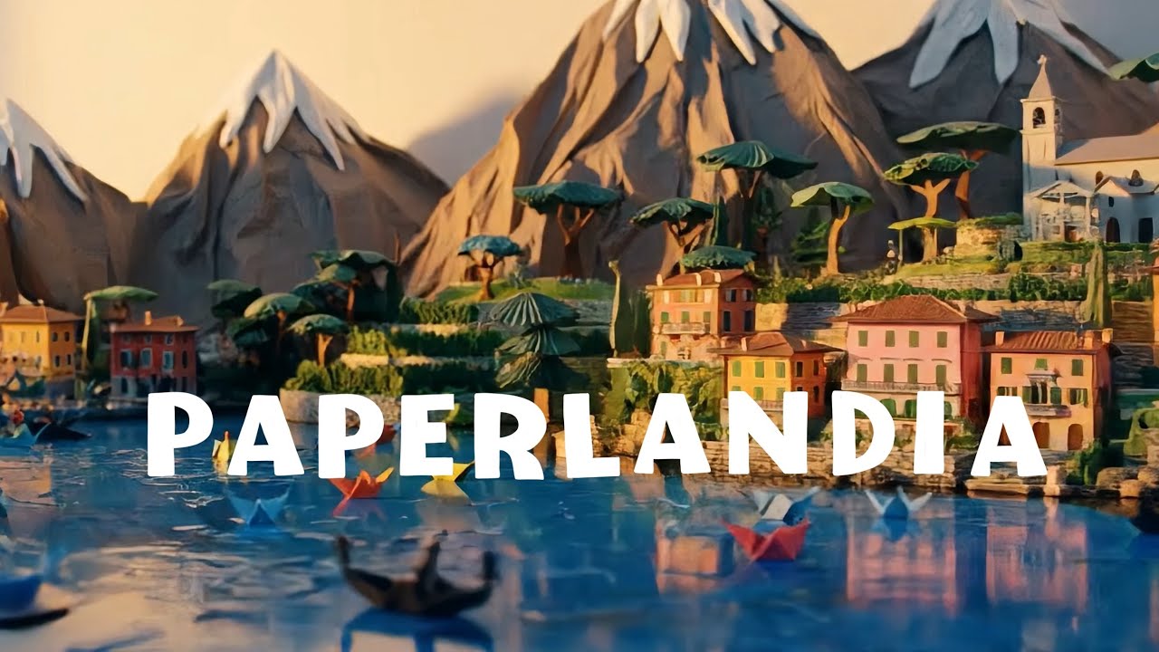 Paperlandia Global Adventure | Miniature Paper World Tour with Original Music