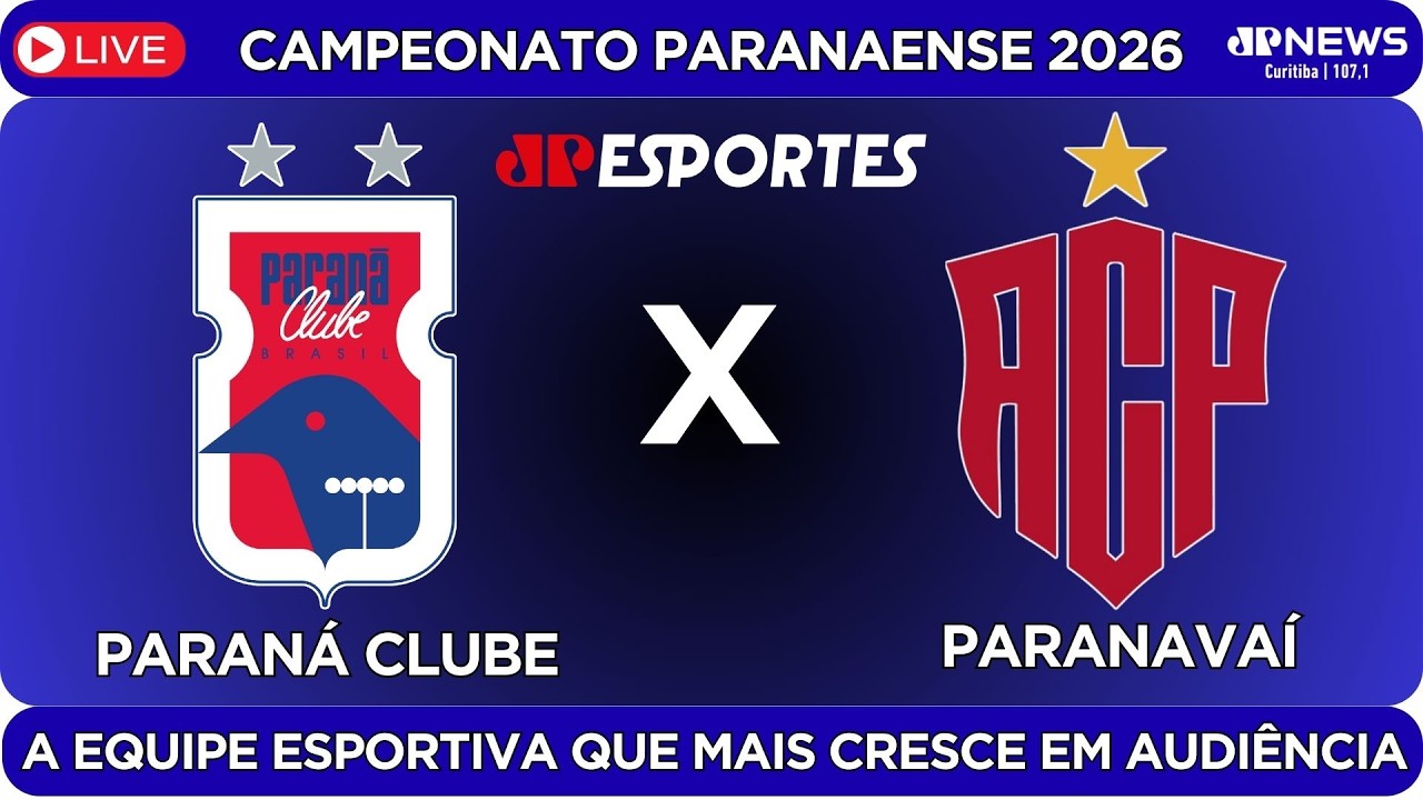 🔴#AOVIVO: Paraná Clube 0x0 Paranavaí | 1º Tempo | 14/03/2026 | #CAMPEONATOPARANAENSE