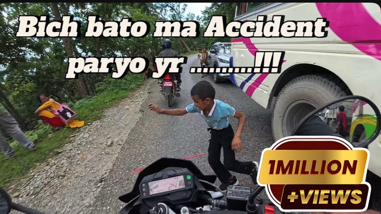 Bich bato ma Accident paryo yr....!!#motovlog #vlogger #vlog #adventure #adventureride #safetyfirst