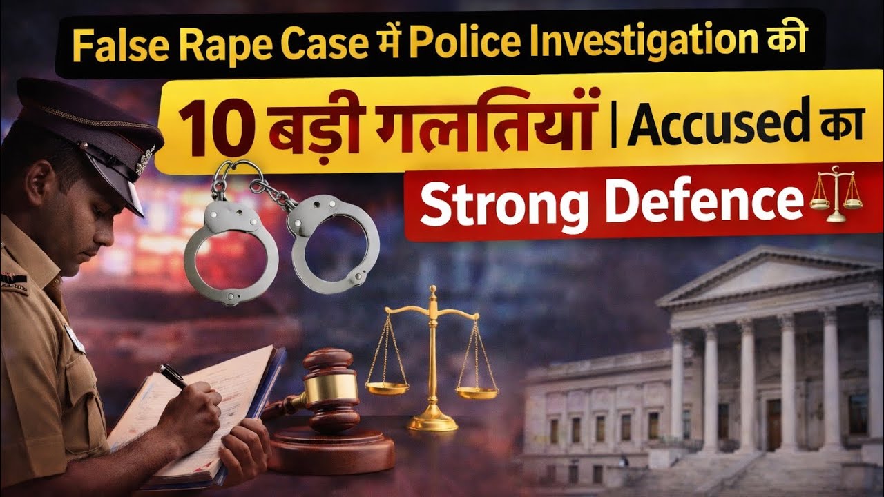 False Rape Case में Police Investigation की 10 बड़ी गलतियाँ | Accused का Strong Defence