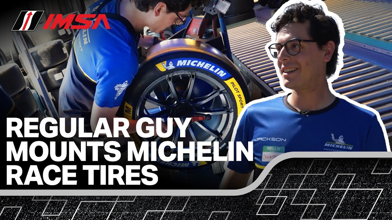 What Does it Take to Mount 5,000+ Michelin Tires at an IMSA Race Weekend?