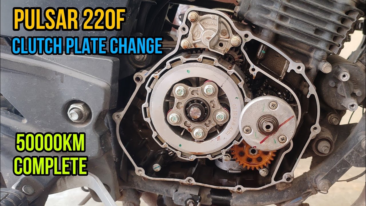 Pulsar 220F Clutch Plate Change | 50,000Km Complete | Peter Vlogs Tamil