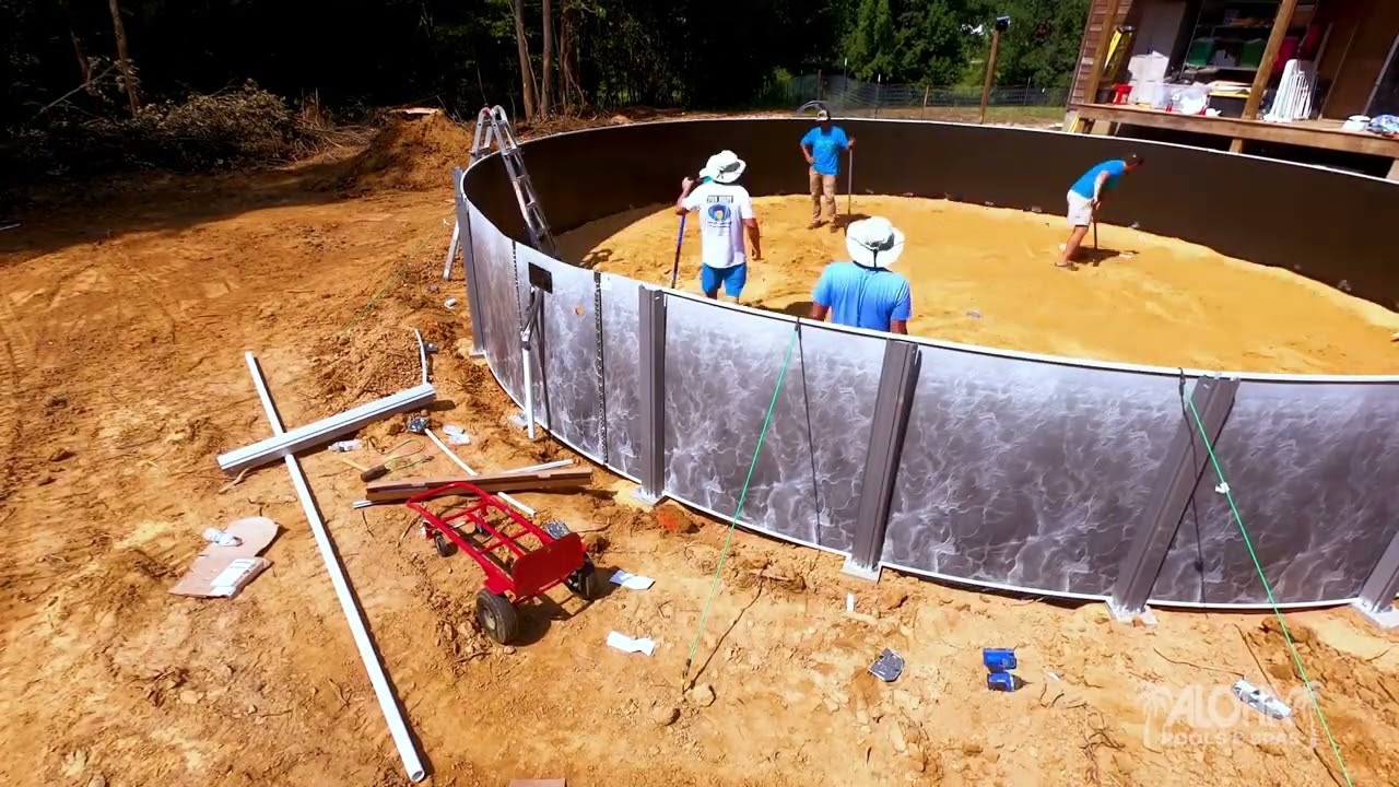 Above Ground Pool Time Lapse by Aloha Pools & Spas
