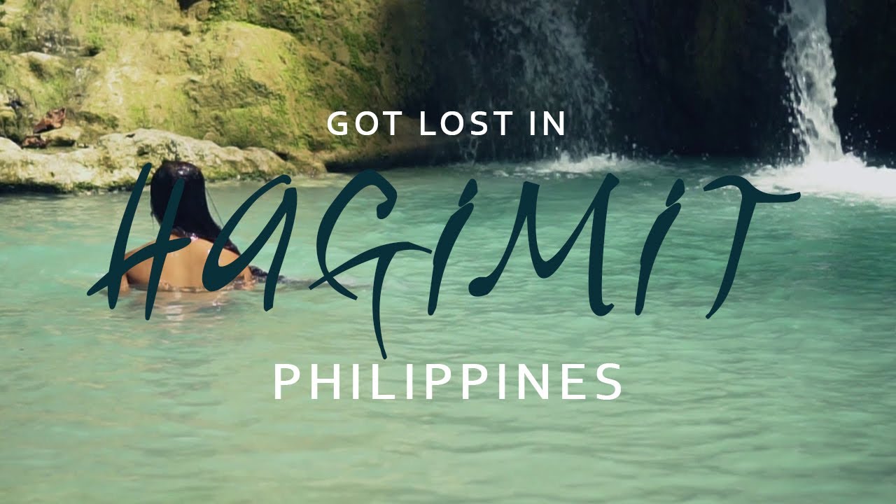 HAGIMIT FALLS with a BEAUTIFUL FILIPINA GIRL - SAMAL ISLAND (PARADISE IN PHILIPPINES)