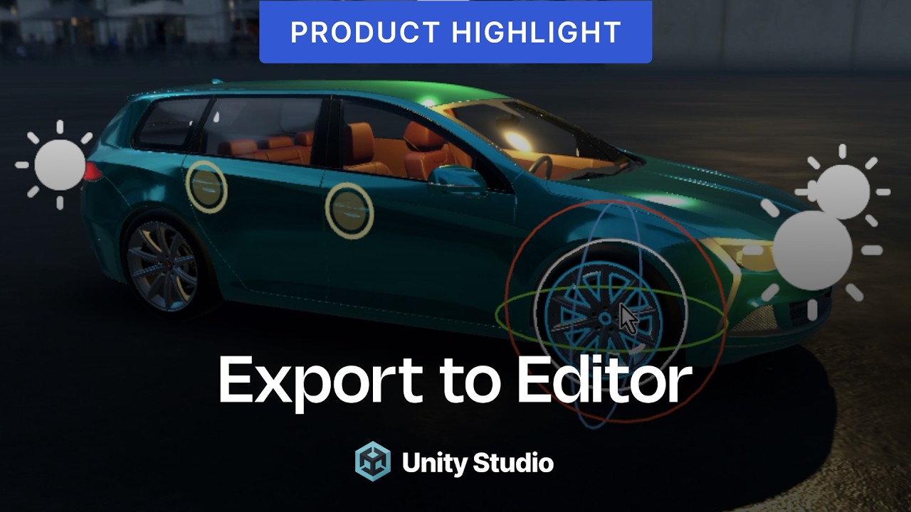 Unity Studio: Экспорт в редактор