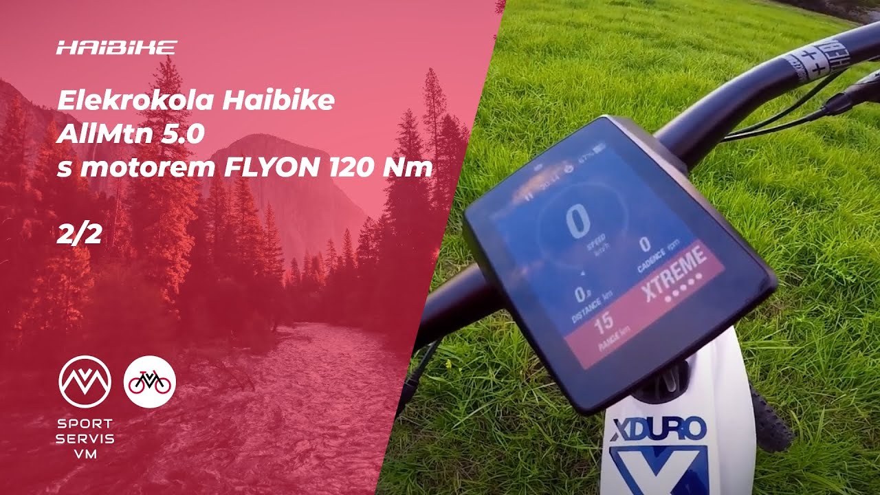 Elektrokola Haibike AllMtn 5.0 s motorem FLYON 120 Nm (2. část) — Jindra Ekl | Sport servis VM