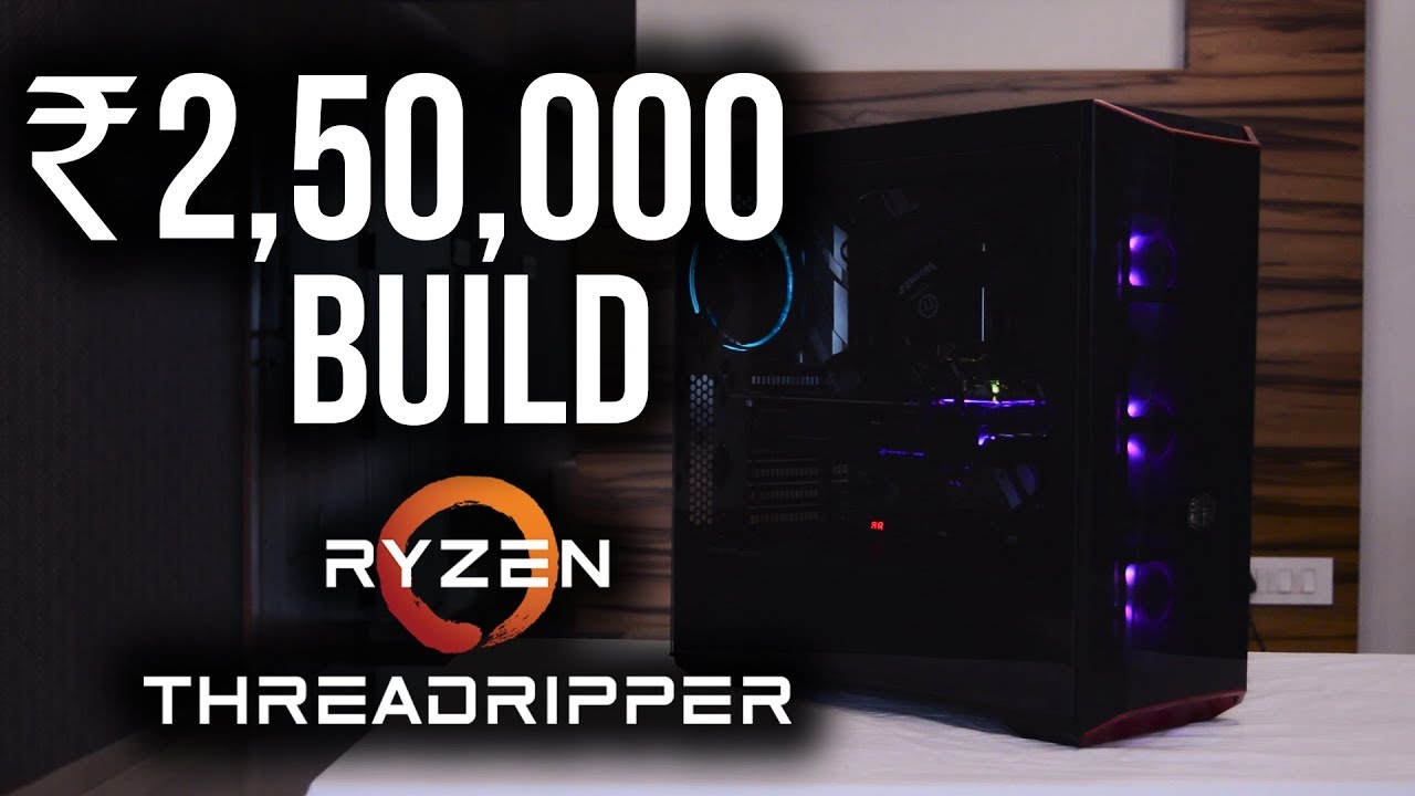 ₹2,50,000 Ultimate Threadripper 1950X Timelapse Build | ASUS Prime X399-A