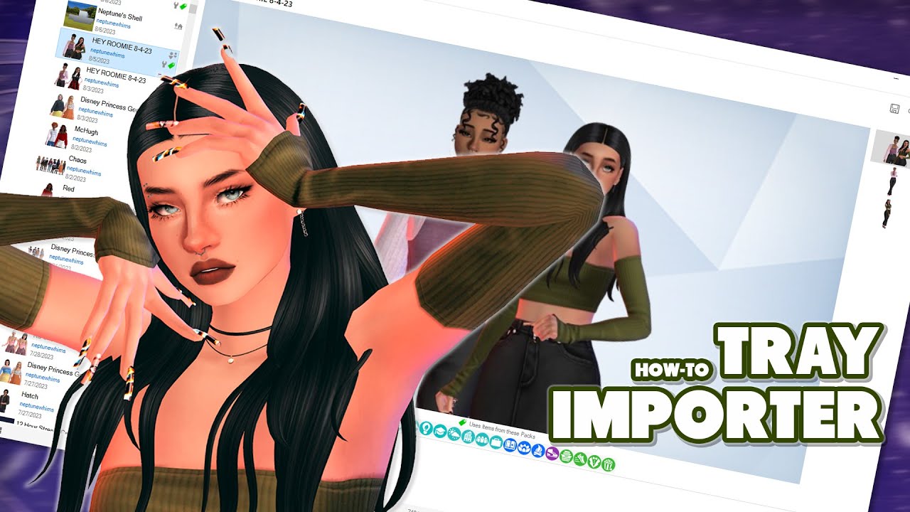 HOW TO INSTALL TRAY IMPORTER FOR THE SIMS 4 (2023 EDITION)!!