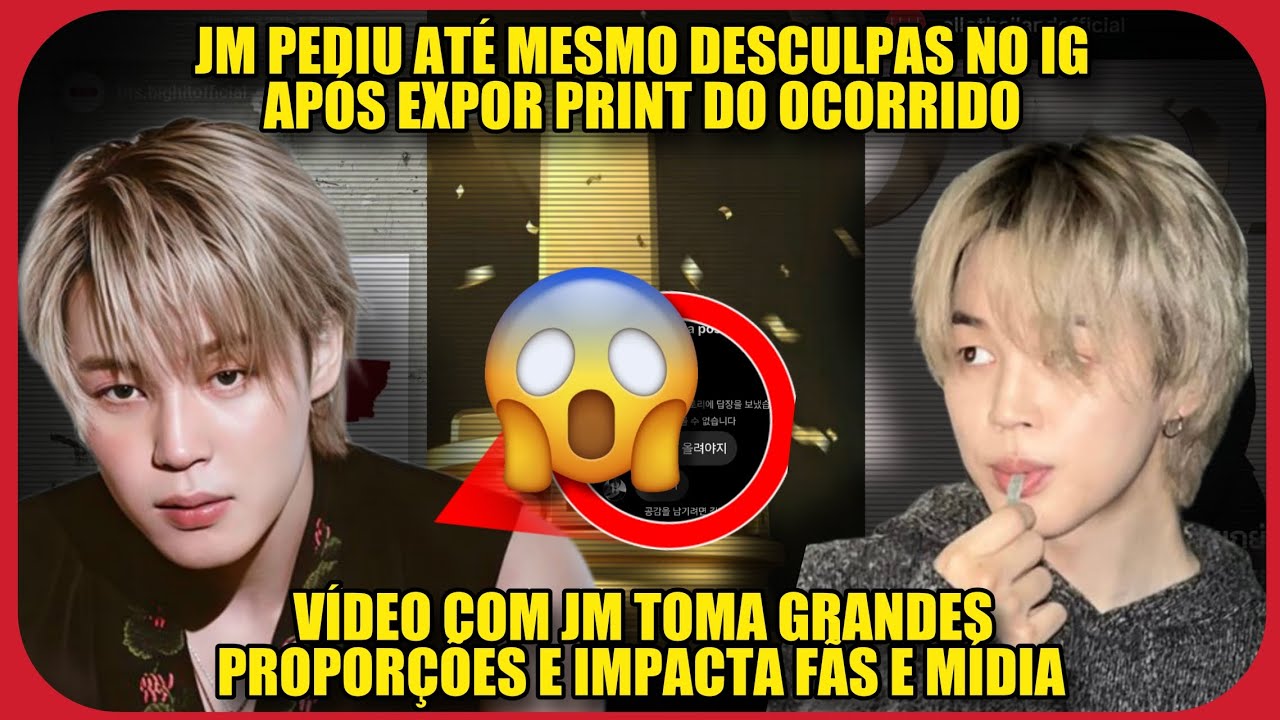 😱JM SE DESCULPA NO IG APÓS EXPOR PRINT CHOCANDO OS FÃS; VD COM JM TOMA GRANDES PROPORÇÕES NA MÍDIA+🏆