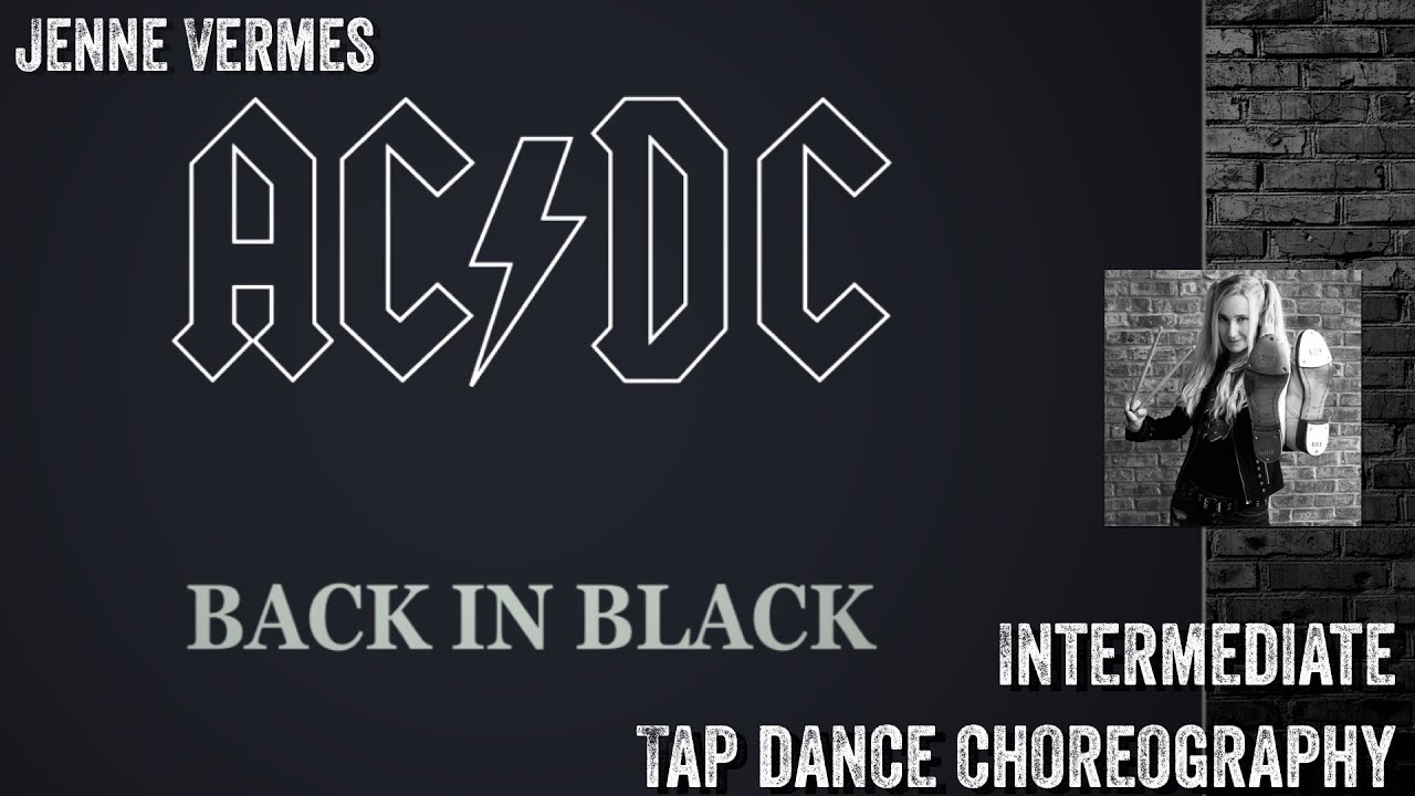 TAP DANCE TUTORIAL - BACK IN BLACK (AC/DC) - Intermediate Choreography