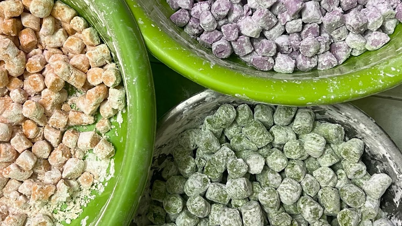 Cách Làm Trân Châu Khoai Dẻo   Matcha Làm Toppping Kinh Doanh