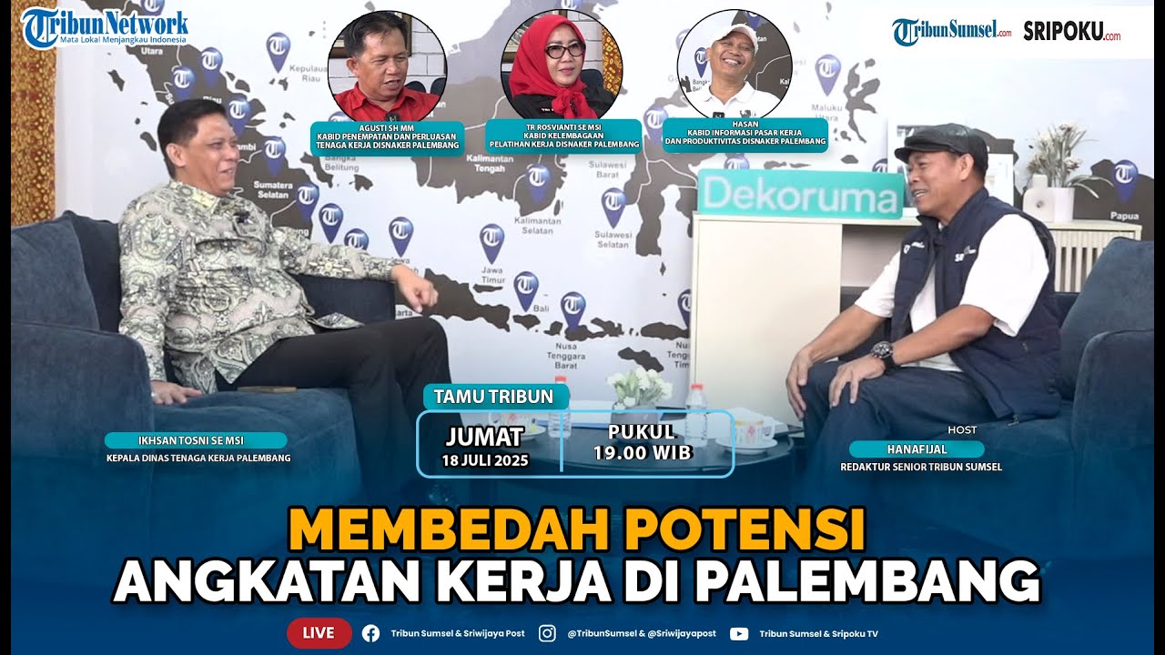 Membedah Potensi Angkatan Kerja di Palembang | Tamu Tribun