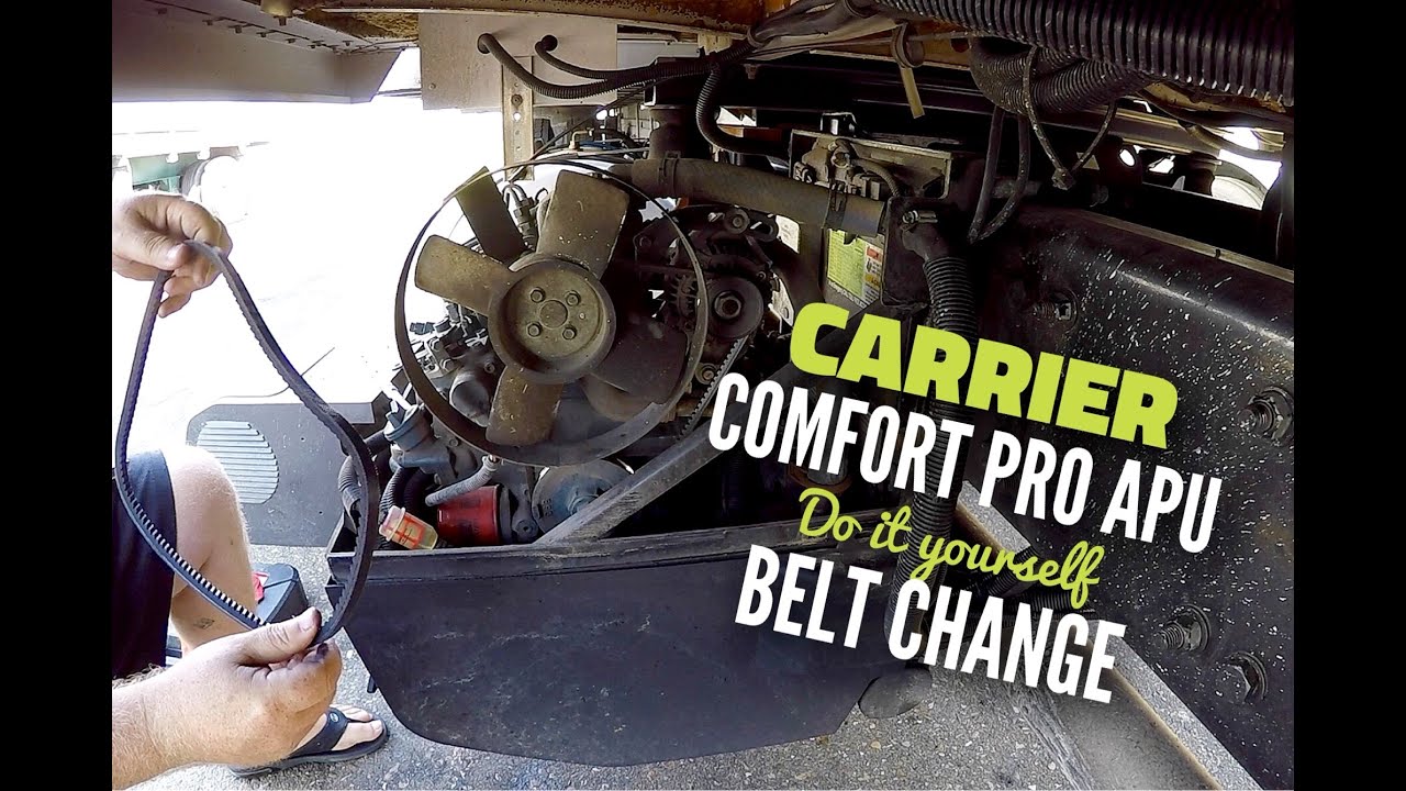 Carrier Comfort Pro APU Alternator Belt Change | APU Maintenance | Expediter Team