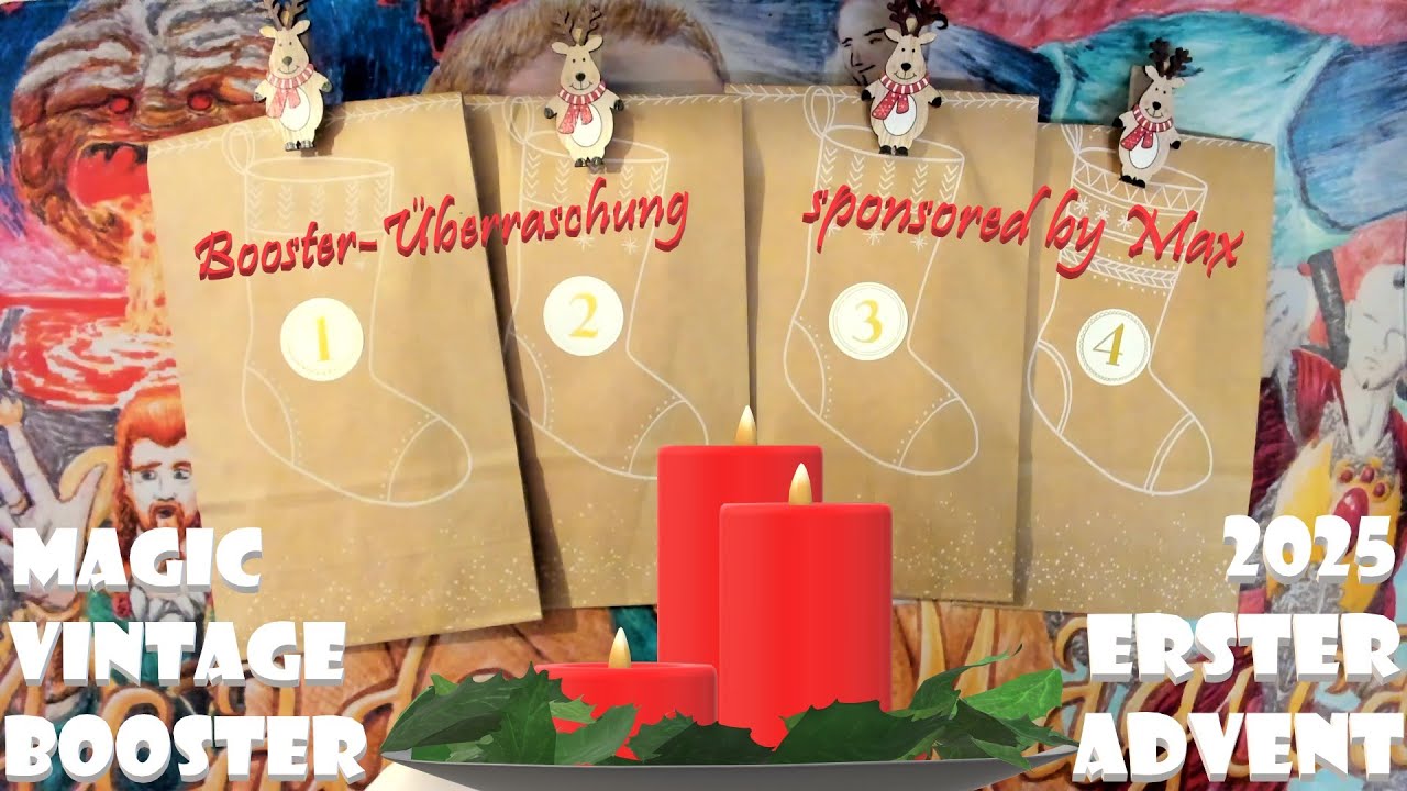 Magic Vintage Opening 222: BOOSTER ADVENTSKRANZ 2025 - ERSTER ADVENT - MtG