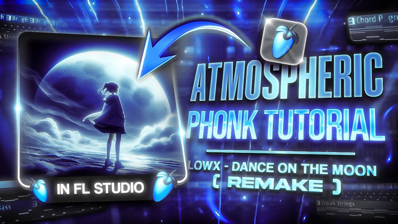 [FLP] HOW TO MAKE ATMOSPHERIC PHONK (CHILL) FL STUDIO LOWX - DANCE ON THE MOON REMAKE