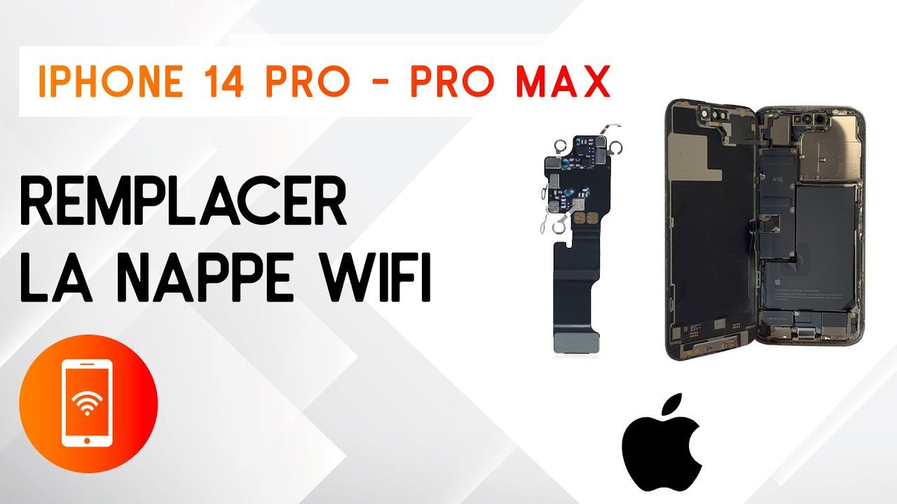 Comment réparer la nappe WiFi de l'iPhone 14 Pro - Pro Max ? Tuto Tout pour Phone 🛠