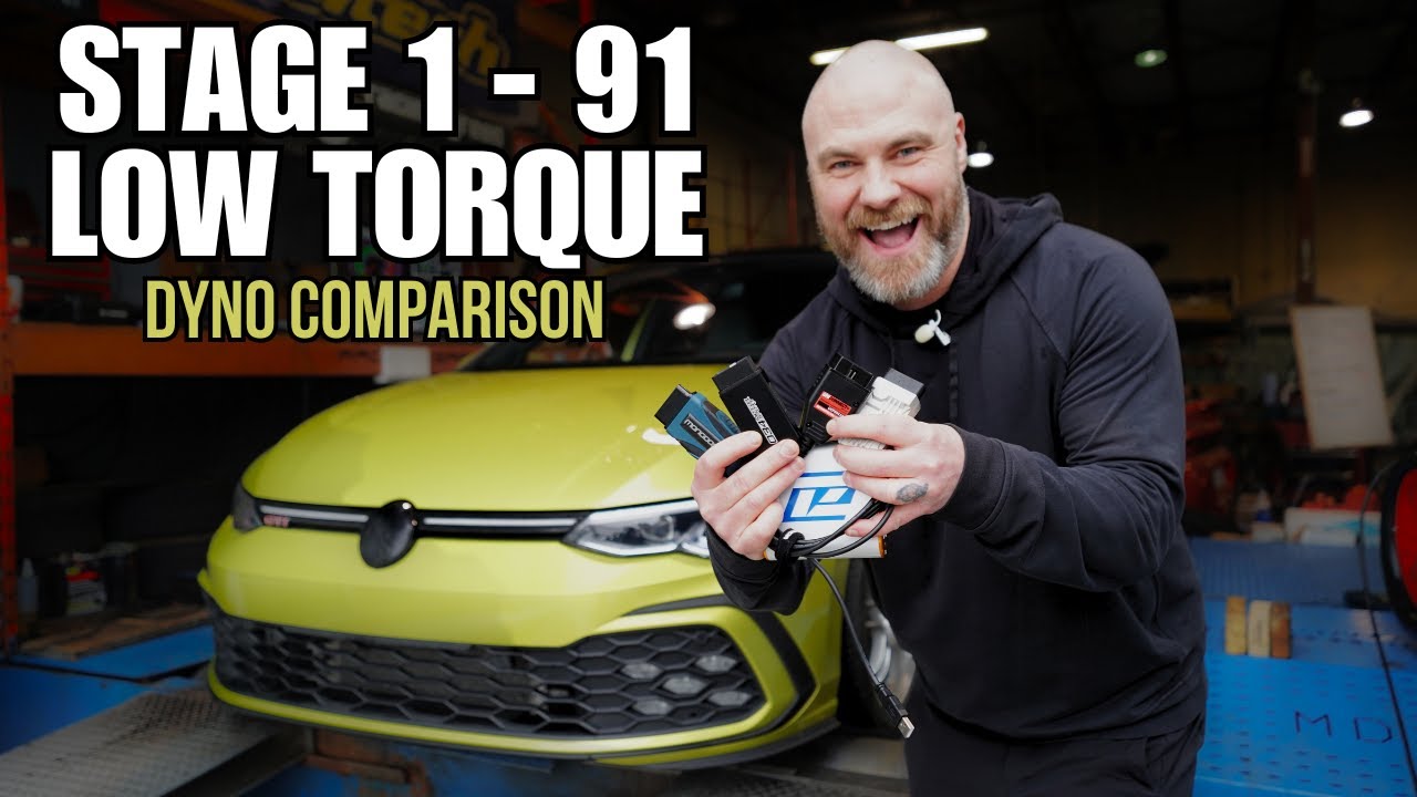 VW MK8 GTI TUNER BATTLE PART 1 - Stage 1 - 91 Octane - Low Torque - Dyno Comparison