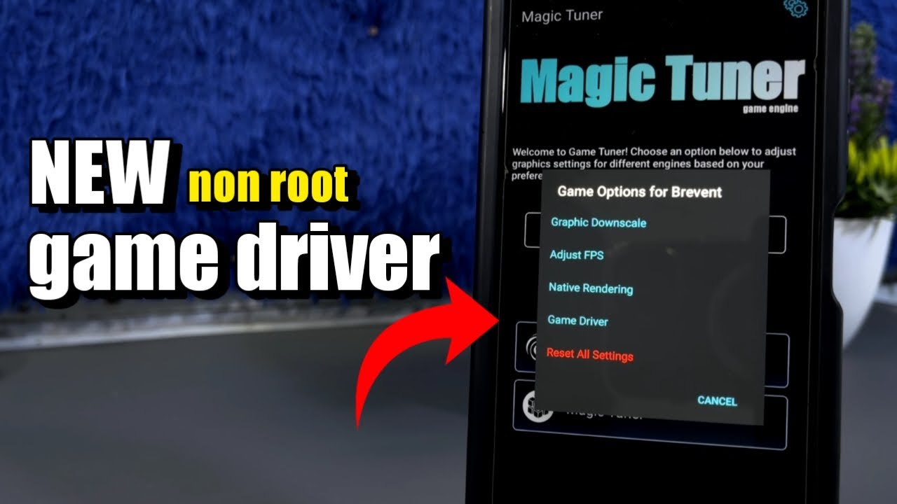 Akhirnya Rilis Custom Game Driver di Magic Tuner terbaru!?