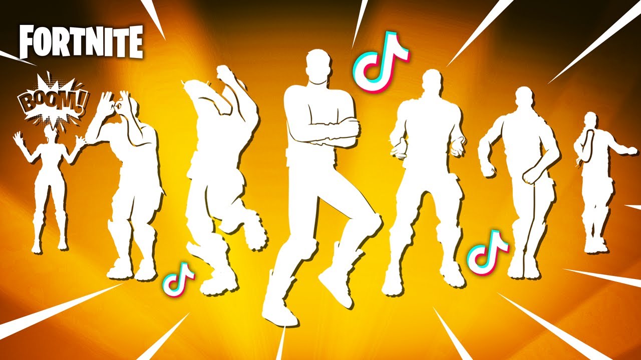 100 лучших танцев и эмоций TikTok в Fortnite (Get Griddy, Back on 74, Starlit)