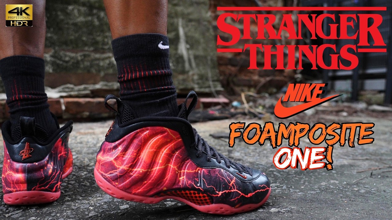 THE COLLAB WE NEVER KNEW WE NEEDED! NIKE FOAMPOSITE ONE STRANGER THINGS VECNA DETAILED REVIEW!!