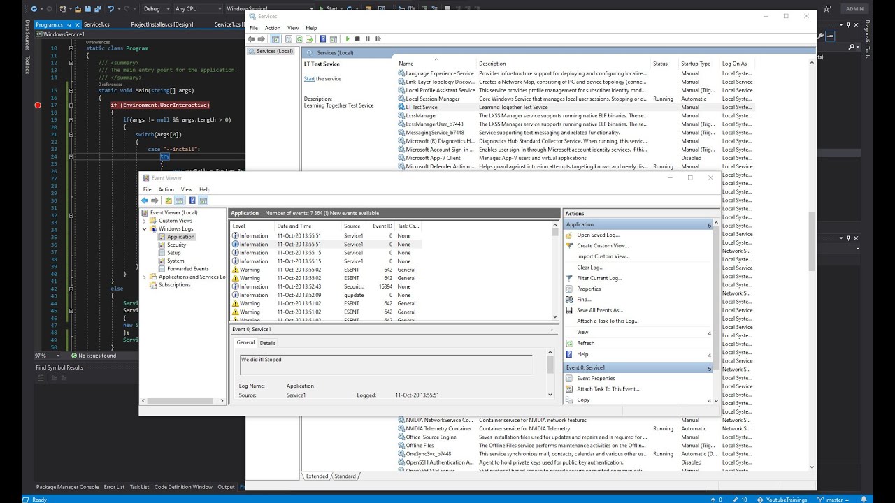 c# это просто - Windows Service за 5 минут