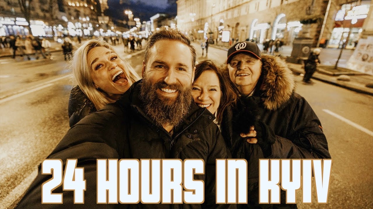 THE TWO GREATEST TOUR GUIDES FOR OUR 24 HOURS IN KYIV UKRAINE