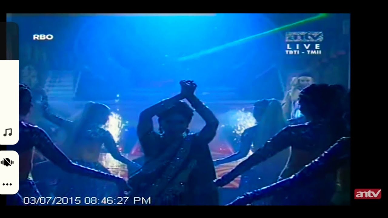 Ayu ting ting & Shaheer Sheikh (nagada sang dhol) Bollystarvaganza 07 maret 2015